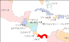 PANAMA の位置